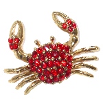 Broche Crabe - copie broche Faberge