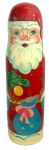 Etui en bois Père Noel avec le sapin de Noël