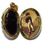 Pendentif Napoléon - Pendentif porte-photo style Fabergé