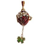 Pendentif Papillon - Oeuf Pendentif Fabergé style
