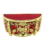 Commode Empire rouge et or - copie boite Faberge