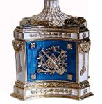 Oeuf Chantecler 1904 copie Oeuf Faberge - Boite a musique et horloge