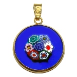 Pendentif Murano Millefiori