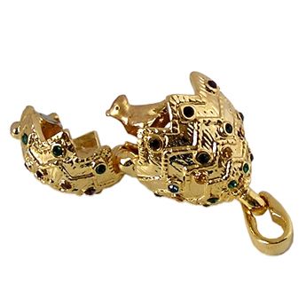 Poussin d' Or pendentif-oeuf copie Fabergé