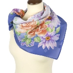 Foulard russe soie - Chant de la vie