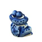 Grenouille décorative en porcelaine russe Gjel