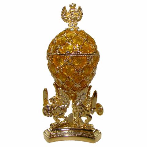 Œuf au carrosse du couronnement (miniature) Inspiration Oeuf Faberge Couronnement