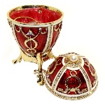 Oeuf Fabergé - Bouton de rose ( copies )