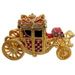 Oeuf au carrosse du couronnement - Fabergé Oeuf Couronnement au carrosse