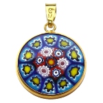 Pendentif Murano Millefiori