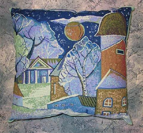 Housses de coussin tissées "La Vieille Ville"