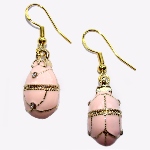 Boucles d'oreilles en forme d'œuf