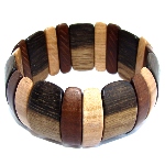 Bracelet manchette en bois