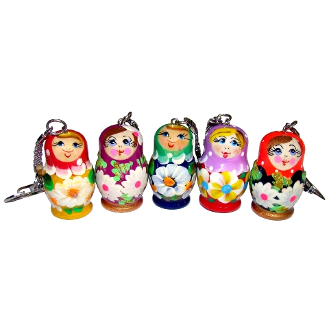 Cadeau pour invites anniversaire enfant - Porte-cles poupee Matriochka