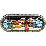 Etui a lunettes russe - Hiver russe