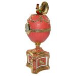 Oeuf Chanteclair copie Oeuf Faberge 1904 Horloge et Boite a musique