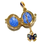 Pendentif oeuf - surprise Papillon