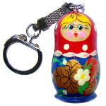 Porte clés Matriochka Fraise