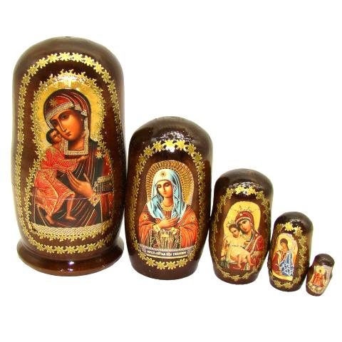 Poupée Russe religieuse - Icones Sainte Vierge
