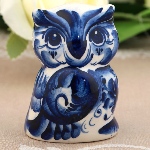 Statuette Hibou en porcelaine