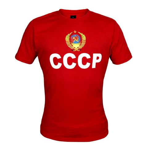 T-shirt a l'inscription URSS - T-shirt rouge