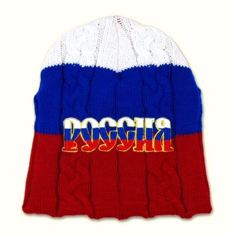Bonnet Russe - drapeau tricolore russe
