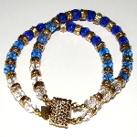 Bracelet Double Rang de perles verre Murano