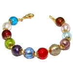 Bracelet Murano multicolore