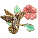 Broche Colibri - copie broche Fabergé