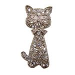 Broche Chat avec le noeud