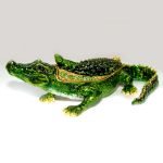 Crocodile - boite à bijou Faberge style