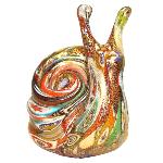 Escargot en verre de Murano, collection Murrine et Or