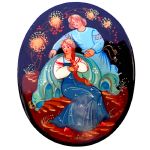 Broche russe de Palekh