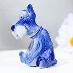 Figurine Chien en porcelaine, Gjel 