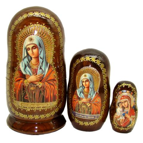 Matriochkas Religieux - Icone Sainte Vierge