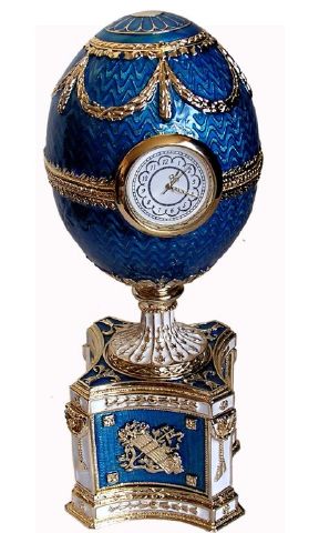 Oeuf Chantecler 1904 copie Oeuf Faberge - Boite a musique et horloge