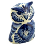 Statuette Hibou en porcelaine