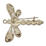 Broche - pendentif Libellule d'Ambre