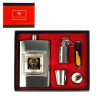 Flasque a alcool inox - URSS - Coffret cadeau