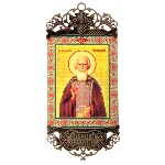 Icone Saint Serge de Radonezh - Icône russe Gonfalon