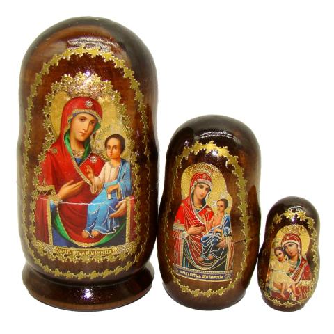 Matriochka Religieuse - Icônes Sainte Vierge