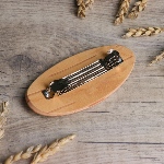 Barrette a cheveux en bois