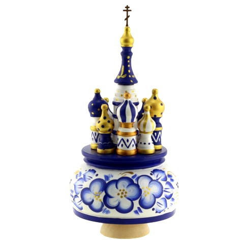 Boite à musique église russe - Nuits de Moscou