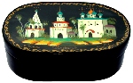 Boite laquee russe - Monastères Souzdal