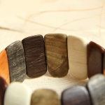 Bracelet manchette en bois