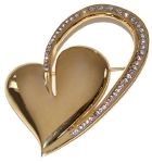 Grande broche en forme de Coeur