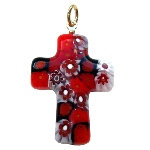 Pendentif Croix Murano