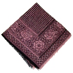 Foulard russe motif fleurs