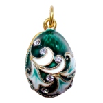 Pendentif Oeuf Fabergé