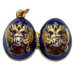 Saint Michel Pendentif style Faberge